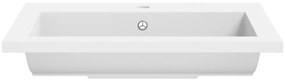 Lavatório de granito 600x450x120 mm branco