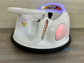 Carrinho de Choques elétrico para crianças Autogiro 12V Eléctrico Branco