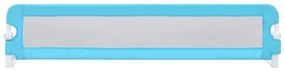 Barra de segurança p/ cama infantil 180x42cm poliéster azul