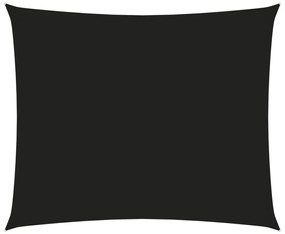 Para-sol estilo vela tecido oxford retangular 2x3 m preto