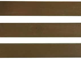 Espreguiçadeira em madeira escura de acácia e almofada azul AMANTEA Beliani