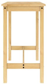 3 pcs conjunto de bar pinho maciço