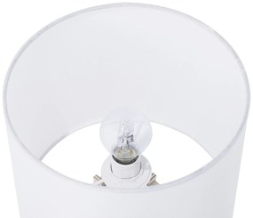 Candeeiro de mesa branco CARRION Beliani