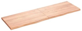 Prateleira de parede 160x50x(2-4) cm carvalho tratado castanho