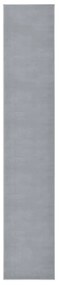 vidaXL Passadeira 80x450 cm polipropileno cinzento