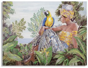 PINTURA EM TELA KENDA HORIZONTAL 120X3X90 CM