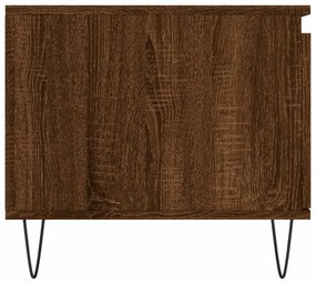 Mesa de centro 100x50x45 cm derivados madeira carvalho castanho