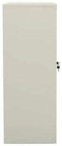 Armário de escritório 90x40x105 cm aço cinzento-claro