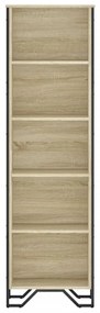 Estante 50x31x169 cm derivados de madeira carvalho sonoma