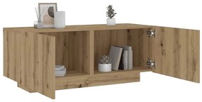 Mesa cabeceira 100x35x40cm derivados madeira carvalho artisiano