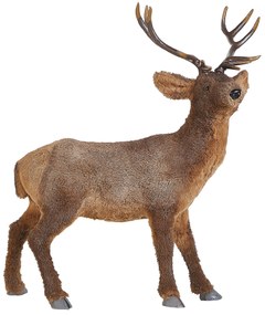 Figura decorativa de rena 68 cm castanho NIESI Beliani