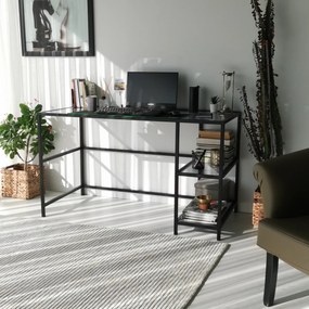Secretária Master – Preto Fumado – 130 cm x 75 cm x 60 cm