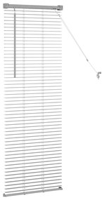 Persiana de Janela com cortinas Outros Manual Prata 80 x 130 cm Alumín