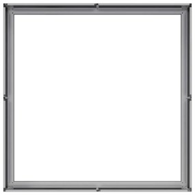 Vaso/floreira 100x100x30 cm aço galvanizado