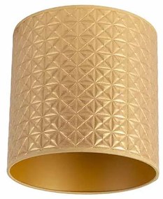 Abajur de ouro 25/25/25 triângulo design