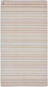 Toalhas de mãos em veludo e algodão felpudo Geometric Print, conjunto de 3