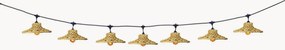 Candeeiro suspenso LED em vime para interior e exterior Filipa