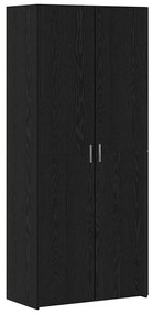 Buffet Alta Carvalho Preto 40x42.5x185 cm Madeira de Engenharia