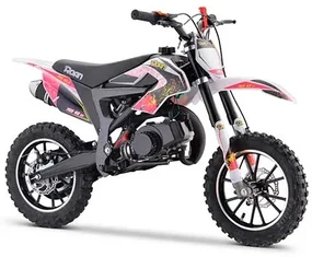 MINI MOTO INFANTIL GASOLINA 50 CC MTR MINICROSS XZR AZUL C/ LIMITADOR 