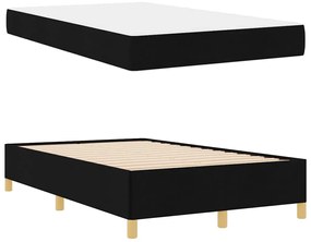 Cama Box Outros Preto e Branco e Preto 120 x 190 cm tecido