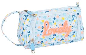 Bolsa Escolar Moos Lovely Azul Claro (20 X 11 X 8.5 cm)