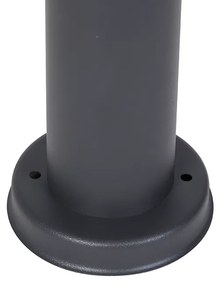 Candeeiro de poste cinzento antracite 45 cm IP44 - Rox Moderno