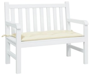 Almofadão p/ banco de jardim 100x50x7 cm tecido oxford creme