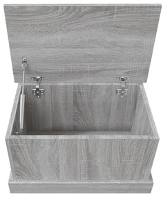 Caixa de arrumação 50x30x28 cm derivados madeira cinza sonoma