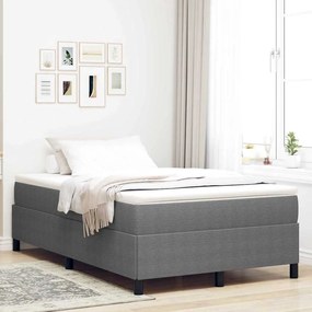 vidaXL Cama Box Cinzento-claro 120 x 200 cm Veludo