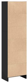 Estante 40x24x143 cm derivados de madeira preto