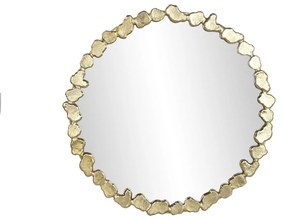Espelho de Parede Dkd Home Decor 86 X 3 X 86 cm Cristal Dourado Alumínio