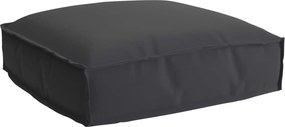 vidaXL Almofada Preto 50 x 50 x 12 cm Tecido Oxford