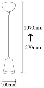 Chandelier Fes – Preto – 8 x 8 cm