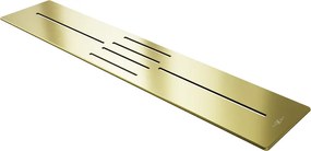 Mexen Toro máscara para base de duche 100-120 cm, dourada - 43910050