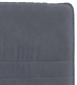 Cadeiras de jantar 6 pcs veludo cinzento-escuro