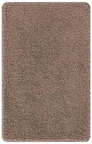 Tapete de Banho Retangular Castanho 60x90 cm Polipropileno Antiderrapa