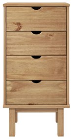 Armário de gavetas OTTA 45x39x90 cm pinho maciço