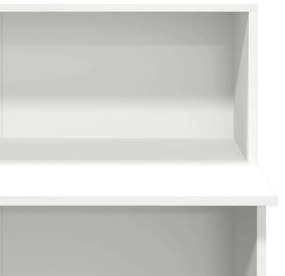 Balcão de recepção 100x50x103,5 cm derivados de madeira branco
