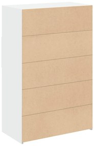Armário alto 80x42,5x124 cm derivados de madeira branco