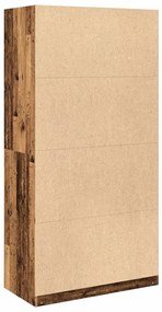 Roupeiro 100x50x200 cm derivados de madeira madeira velha