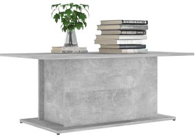Mesa de centro 102x55,5x40 cm contraplacado cinzento cimento