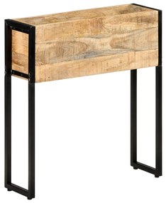 vidaXL Vaso/floreira 60x20x68 cm madeira de mangueira áspera