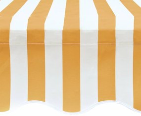 Lona toldo 6x3m (sem estrutura/caixa) amarelo girassol/branco