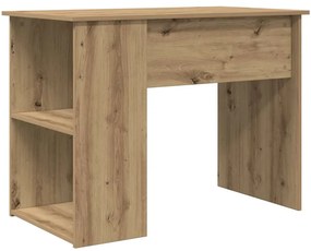 Secretária 100x55x75 cm derivados madeira carvalho artisiano