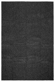 Tapete ZIZUR antracite 140x200 cm aspeto juta interior exterior
