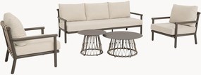 Conjunto lounge para jardim Lanai, conjunto de 5