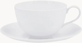 Chávena de pequeno-almoço de porcelana artesanal com pires Urbino