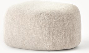 Pufe oval em bouclé Wolke