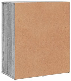 Aparadores 2 pcs 60x31x70 cm derivados madeira cinzento sonoma