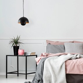 Candeeiro Suspenso Yanıgara – Preto – 30 x 30 cm